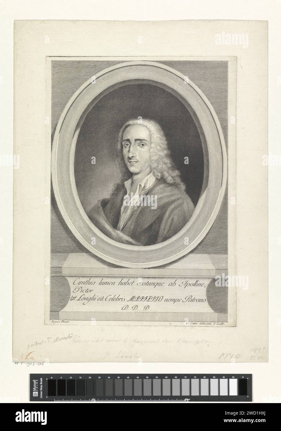 Portret Van Schilder Pietro Longhi, Giovanni Cattini, After Giuseppe