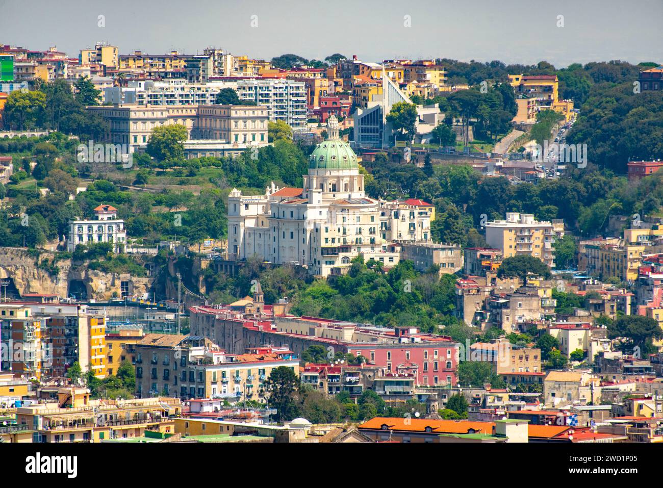 Basilica of the Crowned Mother of Good Counsel - Naples - Italy Stock Photo