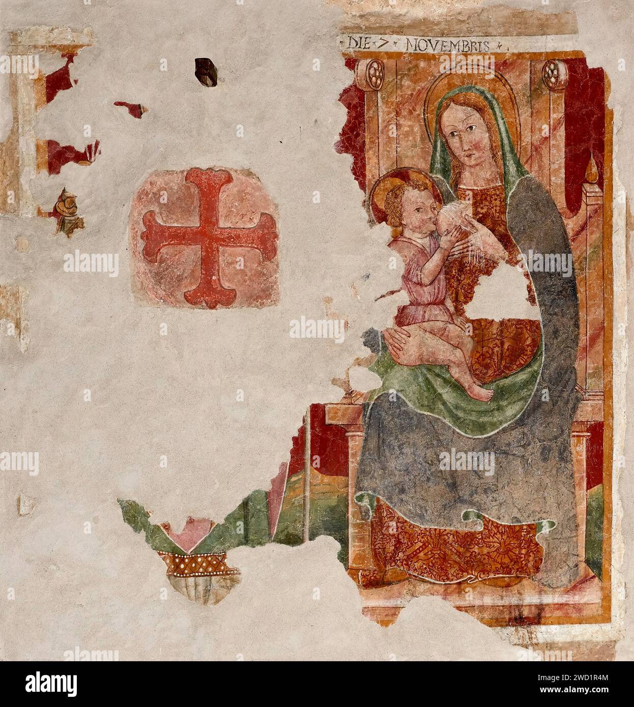 fresco-of-madonna-del-latte-hi-res-stock-photography-and-images-alamy