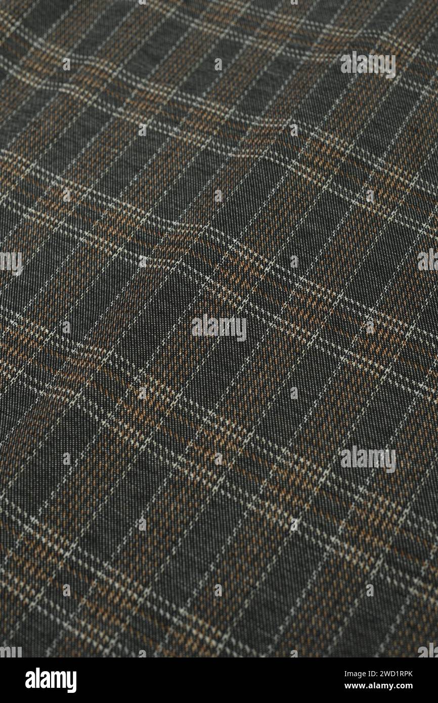 Brown Cotton cloth pattern texture background Stock Photo