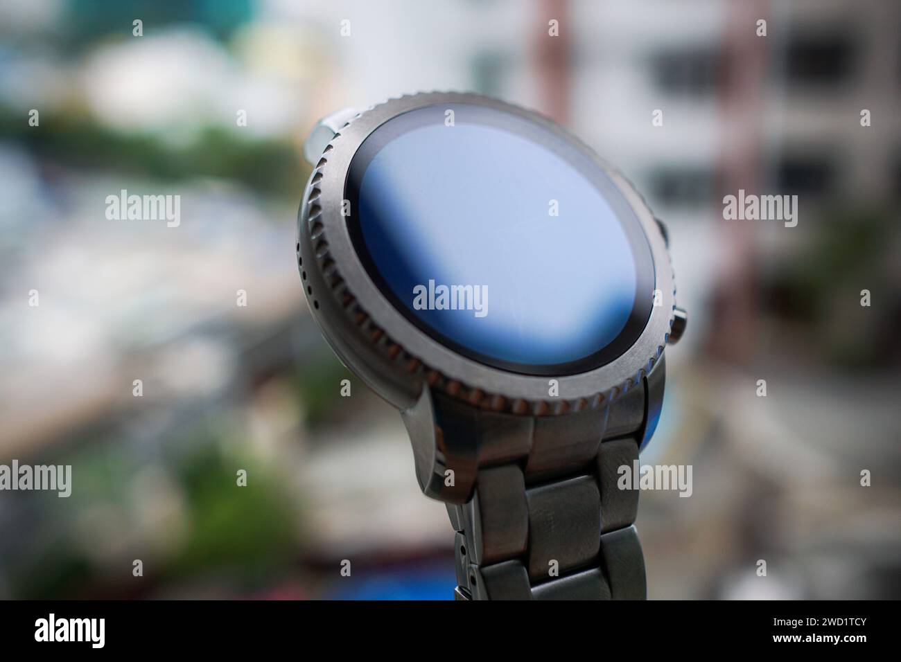 HCMC, VN Jan 2024. Fossil Q Explorerist Smartwatch Stock Photo Alamy