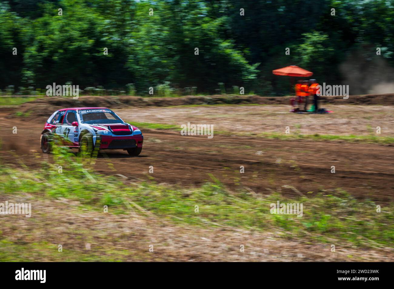 Autocross race. Racing emotions Stock Photo - Alamy