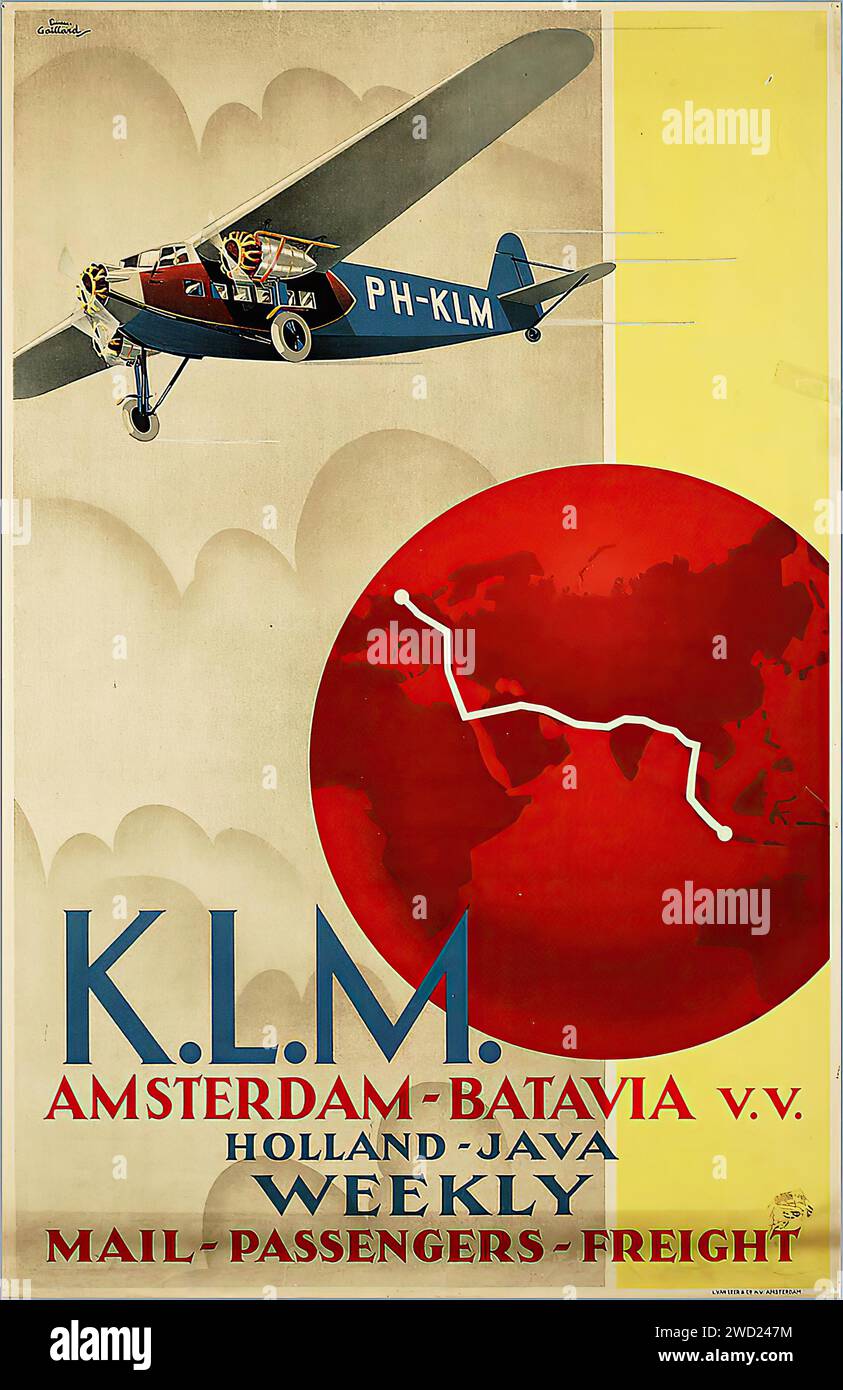 Klm poster hi-res stock photography and images - Alamy