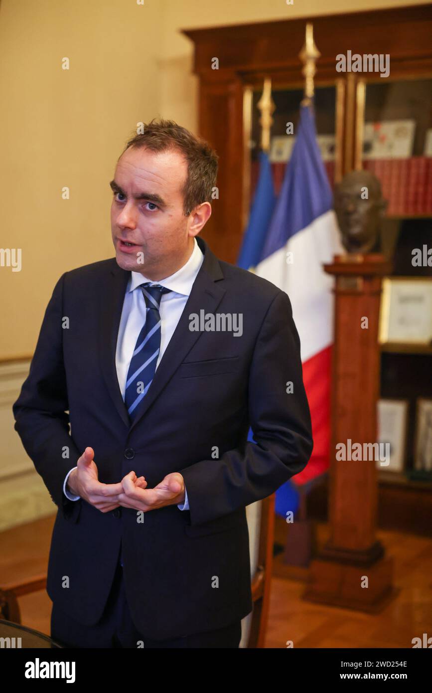 Paris, France. 17th Jan, 2024. © PHOTOPQR/LE PARISIEN/Fred Dugit