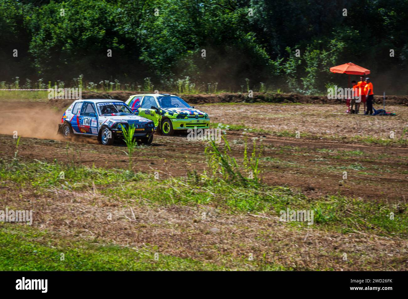 Autocross race. Racing emotions Stock Photo - Alamy