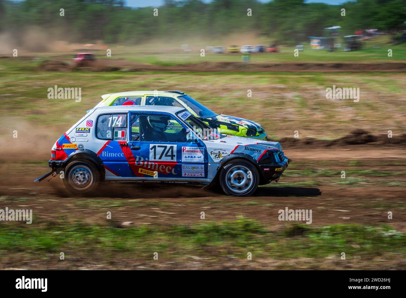 Autocross race. Racing emotions Stock Photo - Alamy