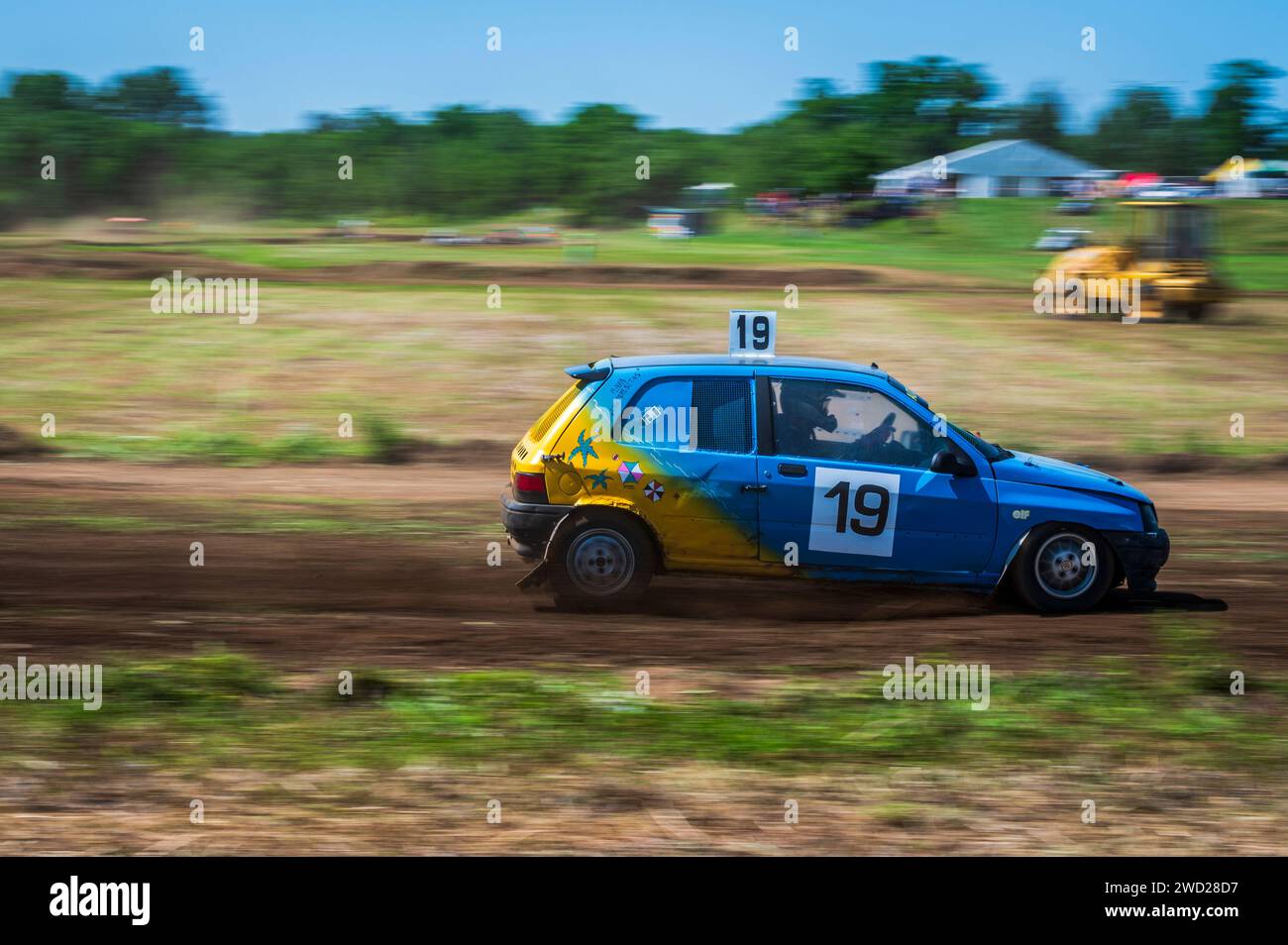 Autocross race. Racing emotions Stock Photo - Alamy