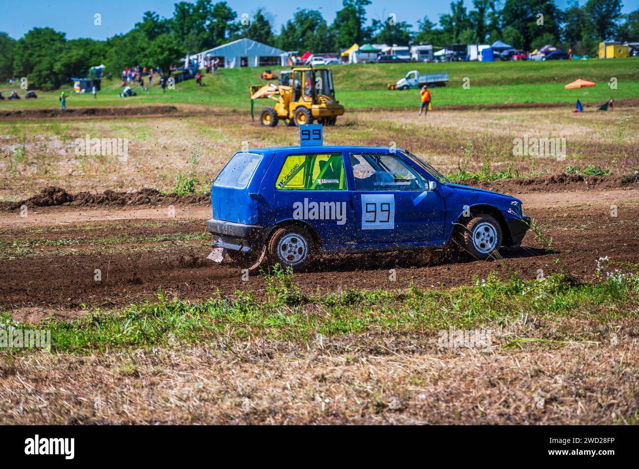 Autocross race. Racing emotions Stock Photo - Alamy