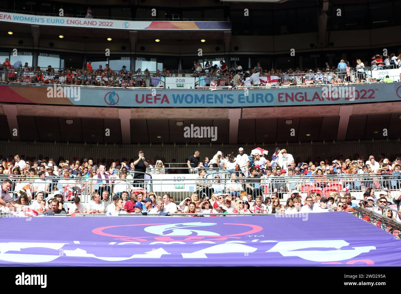 UEFA Women's Euro Final 2022 England v Germany at Wembley Stadium, London 31 July 2022 Stock Photo
