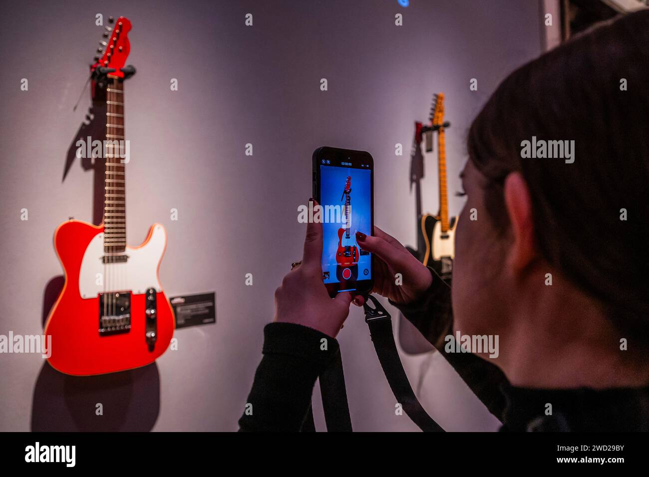 London, UK. 18th Jan, 2024. Schecter Guitar Research, Van Nuys