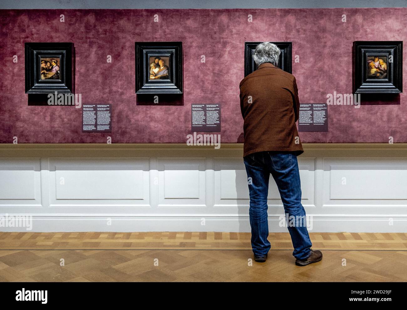 LEIDEN Rembrandt's works refer to four senses during the press