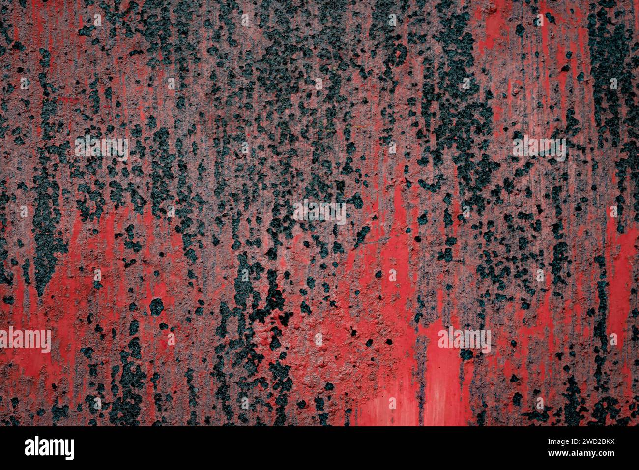 An abstract background taken from red rusty iron. Stock Photo
