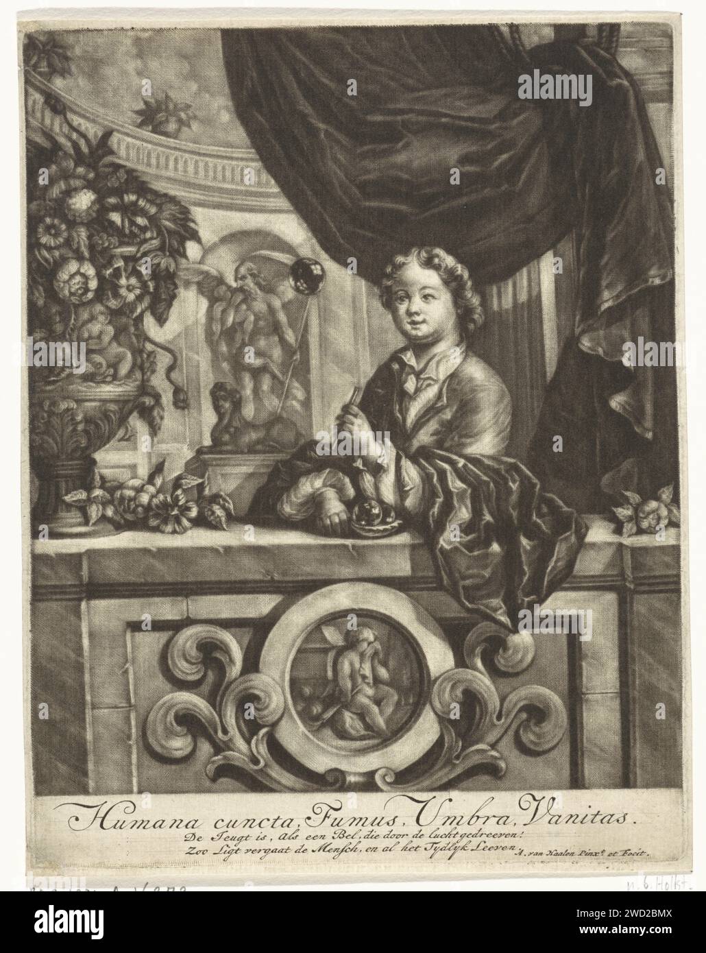 Allegory of Transience, Arnoud van Halen, 1673 - 1732 print Allegory of ...
