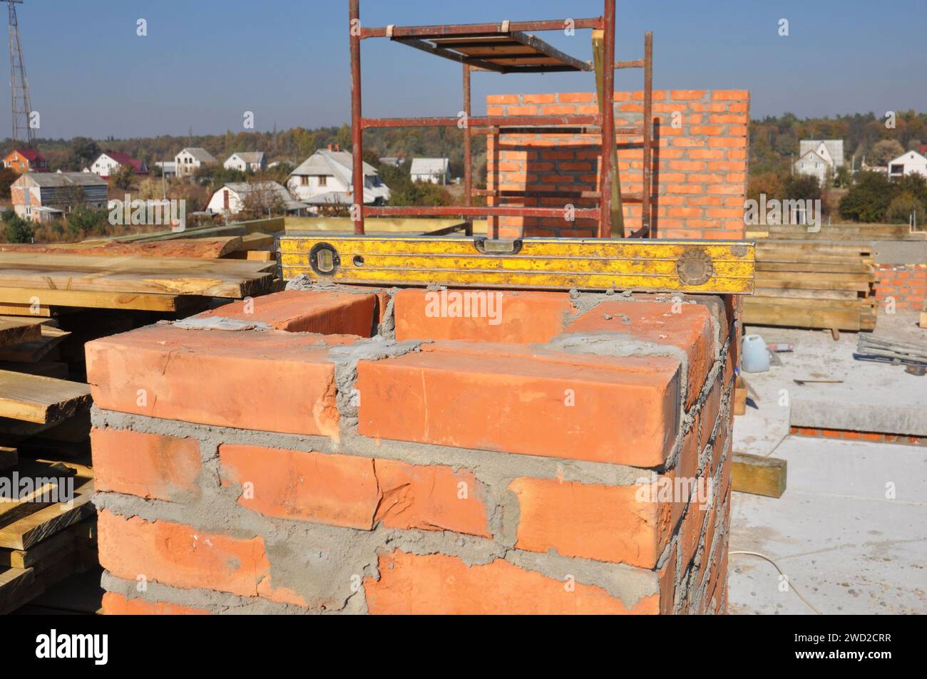 Incomplete brick wall hi-res stock photography and images - Alamy