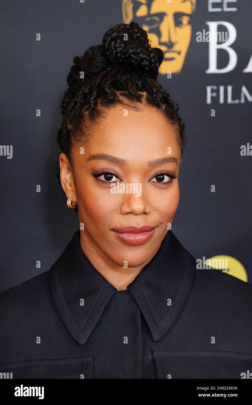 Naomi Ackie during the nominations for the EE Bafta Film Awards 2024
