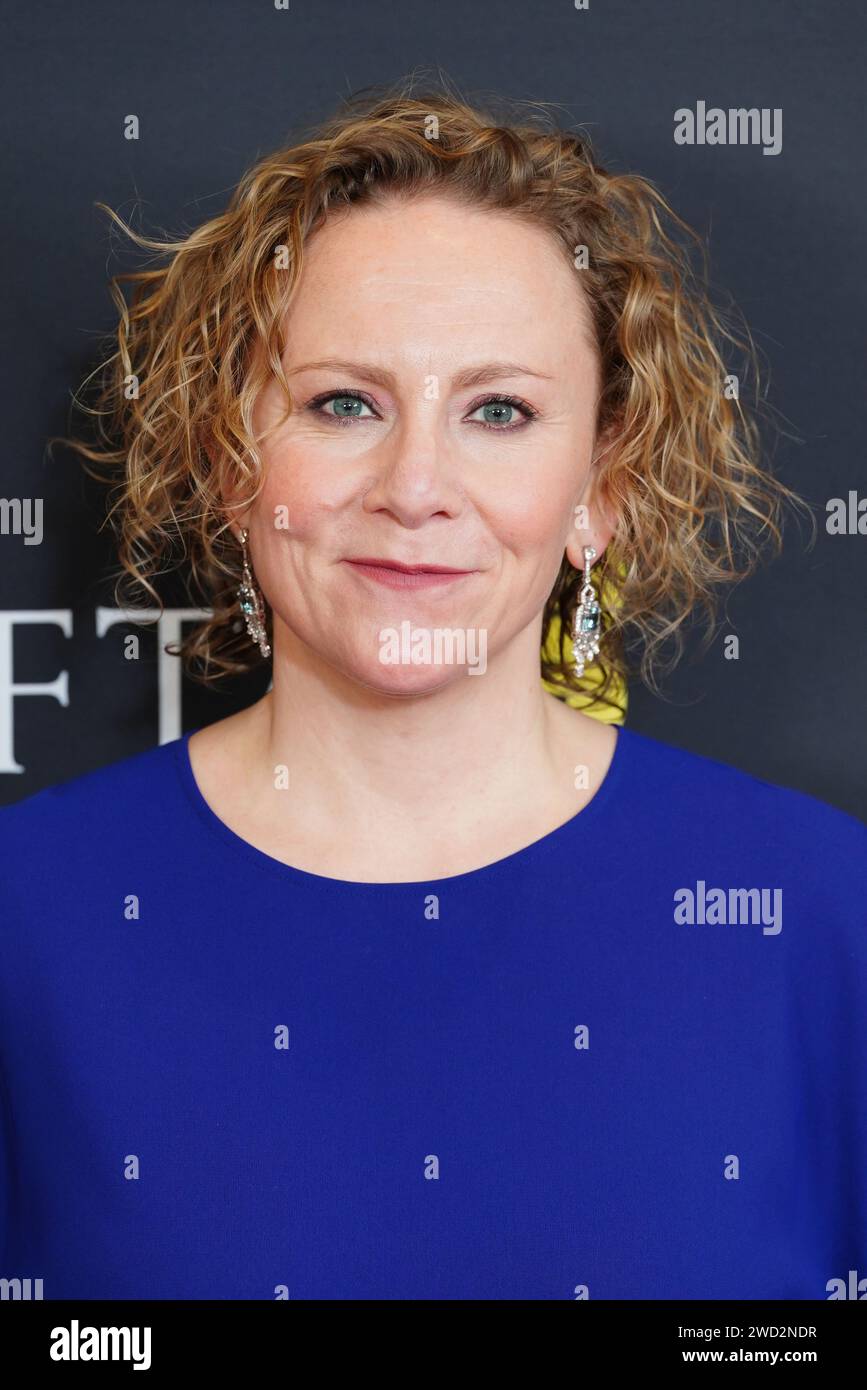 Anna Higgs, Chair of BAFTA Film Committee, during the nominations for