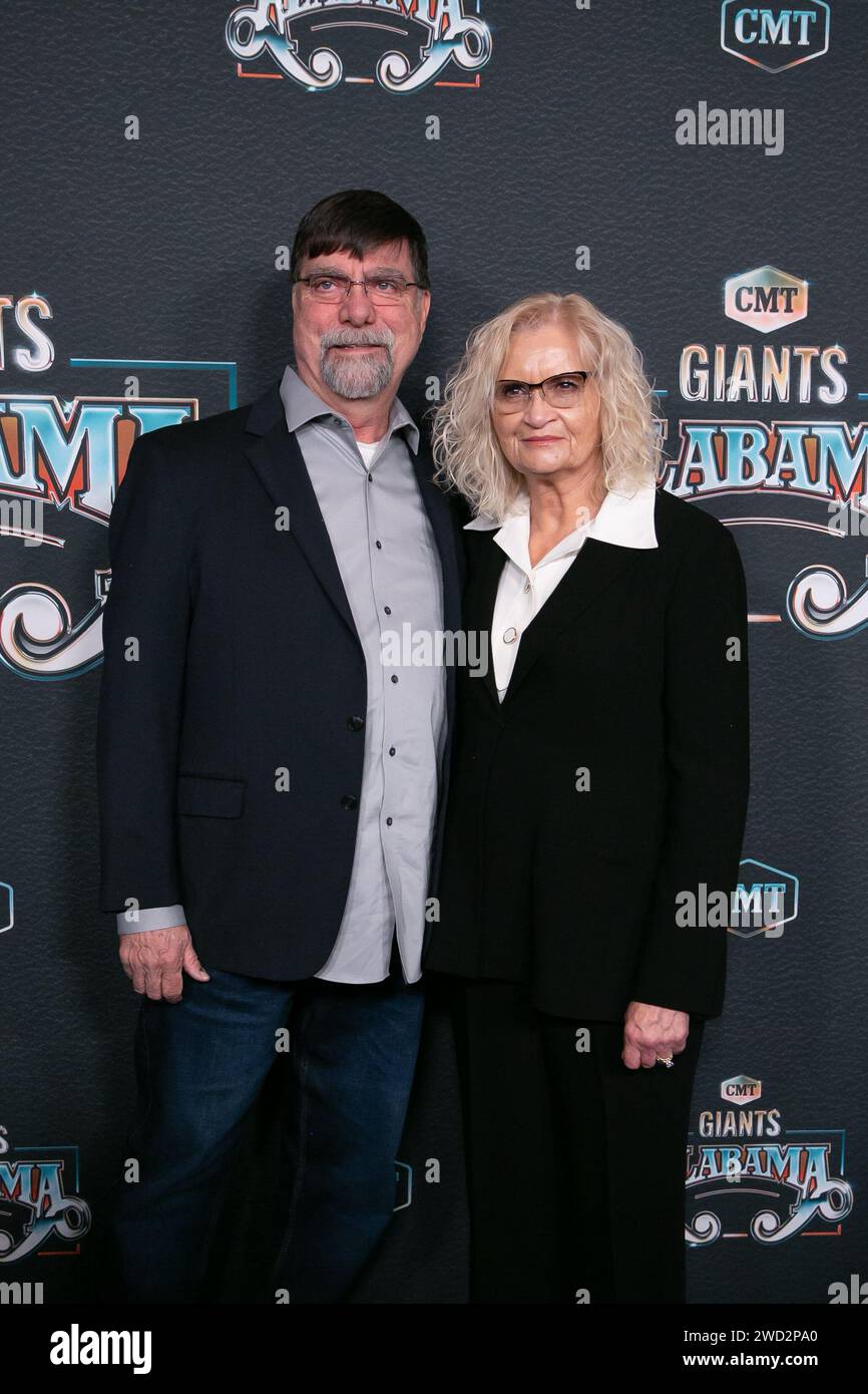 Nashville, USA. 17th Jan, 2024. Teddy Gentry and wife Linda Gentry ...