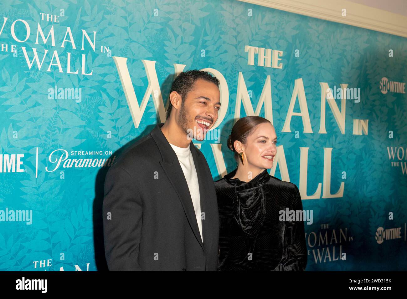 New York, United States. 17th Jan, 2024. Daryl McCormack and Ruth Wilson are attending 'The