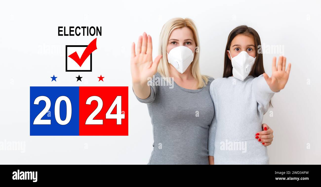 United States of America 2024 Presidential Election day. background