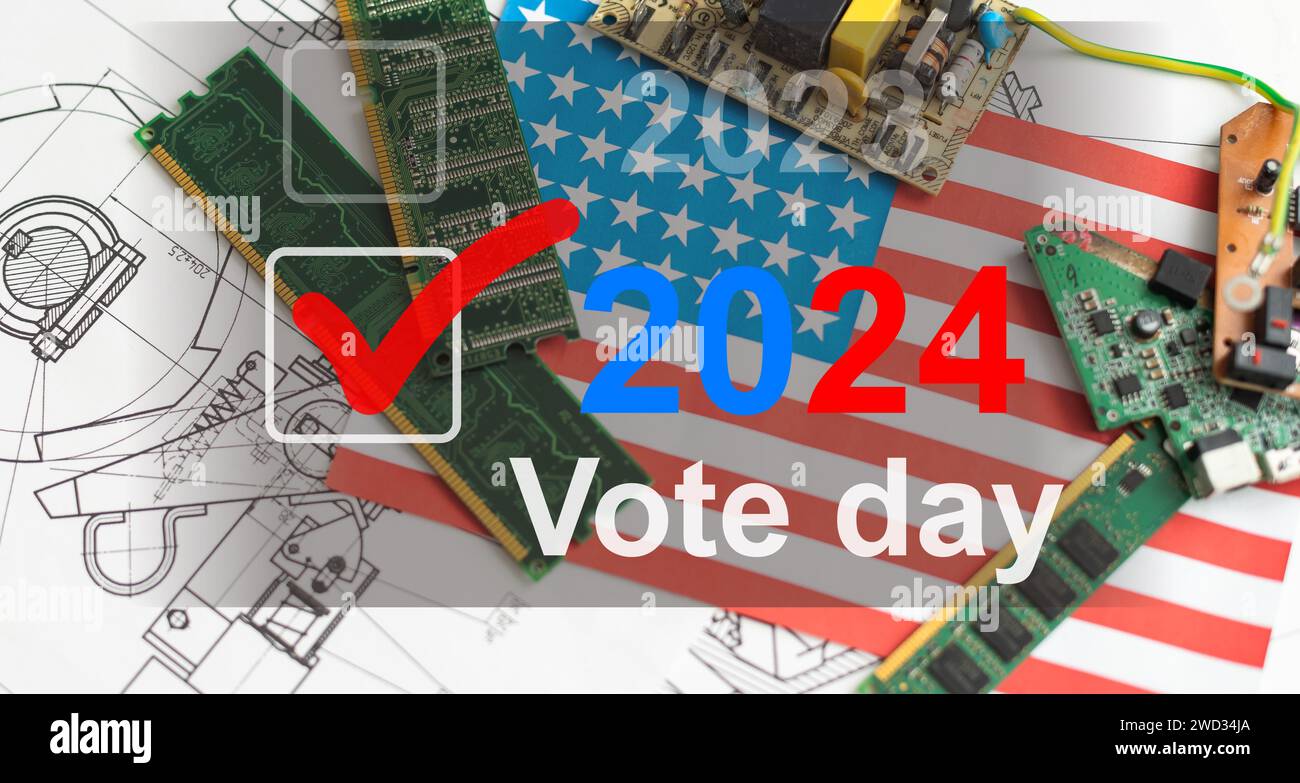 2024 presidential election year in United States as illustration ...