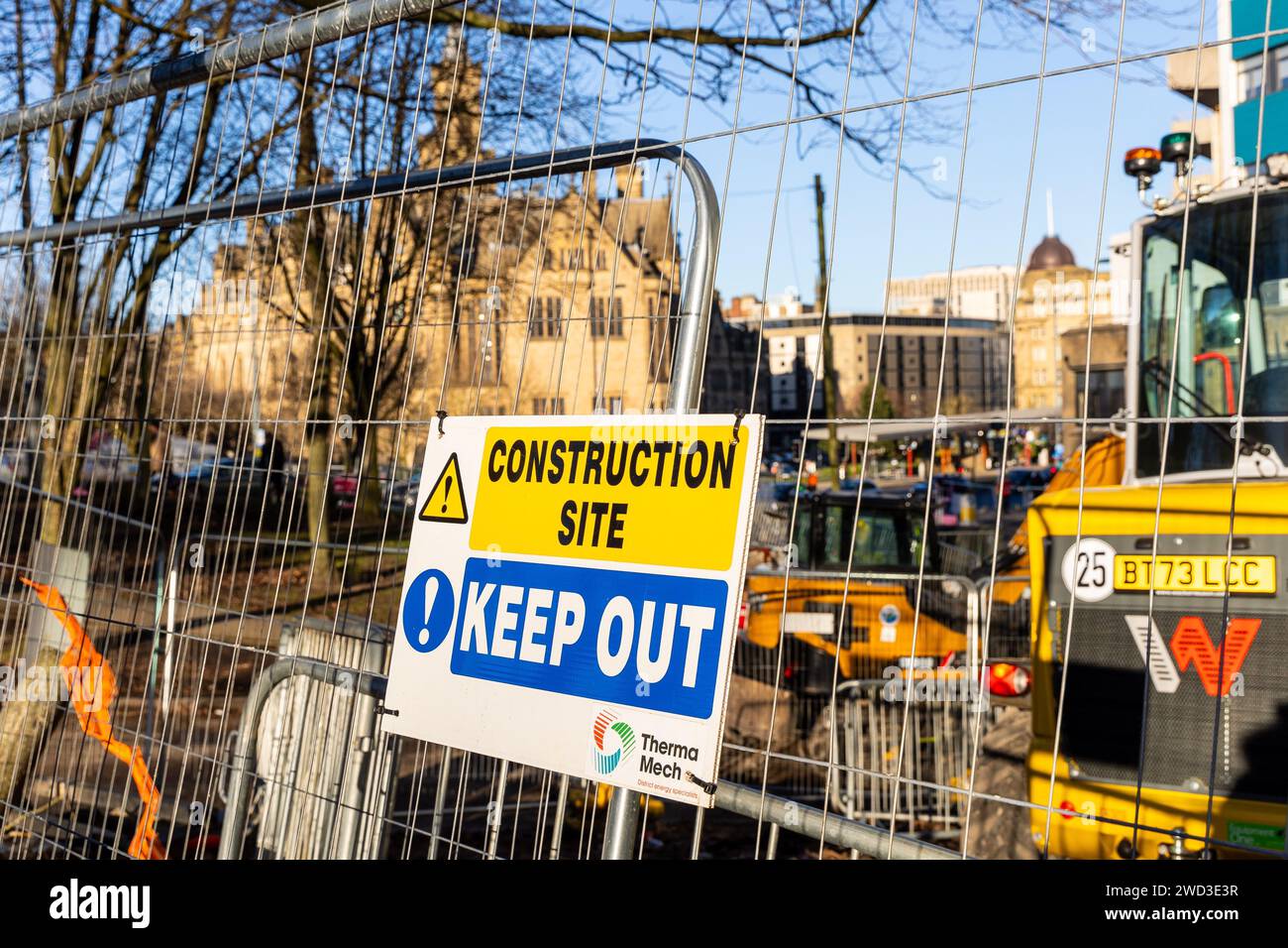 Bradford, UK, 18 January 2024, Bradford Interchange bus station remains closed following reports of damage on 04.01.2024.   Credit: Neil Terry/ Neil Terry Photography Stock Photo