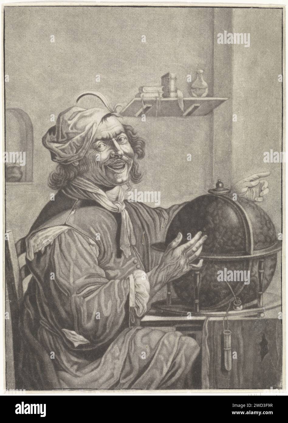 Democritus laughs, Anonymous, After Jan van der Bruggen, 1661 - 1726 ...