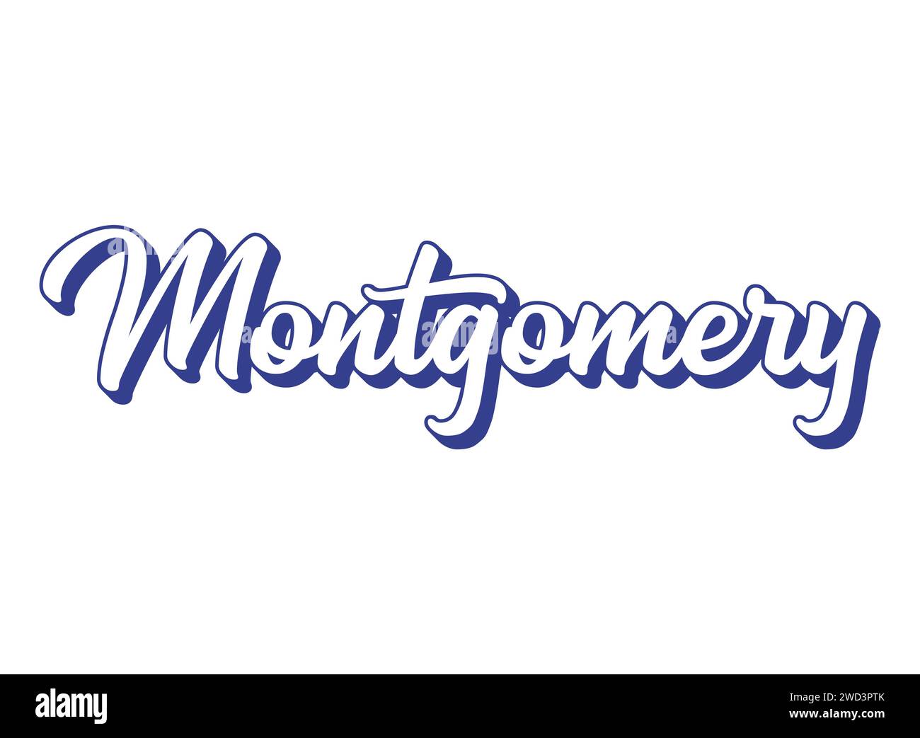 Montgomery city map Cut Out Stock Images & Pictures - Alamy