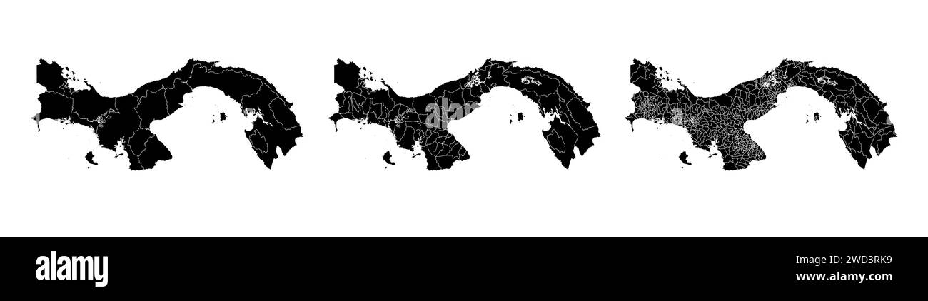 Panama provinces vector vectors hi-res stock photography and images - Alamy