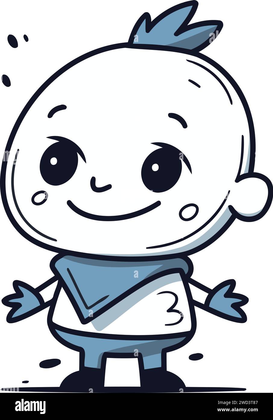 Cartoon baby boy Cut Out Stock Images & Pictures - Alamy