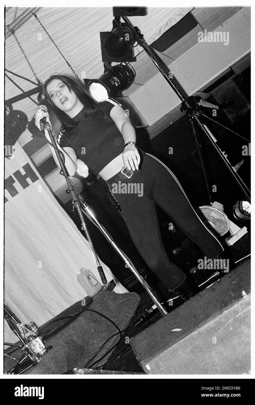 Backing singer with acid jazz band Mother Earth playing at Cardiff