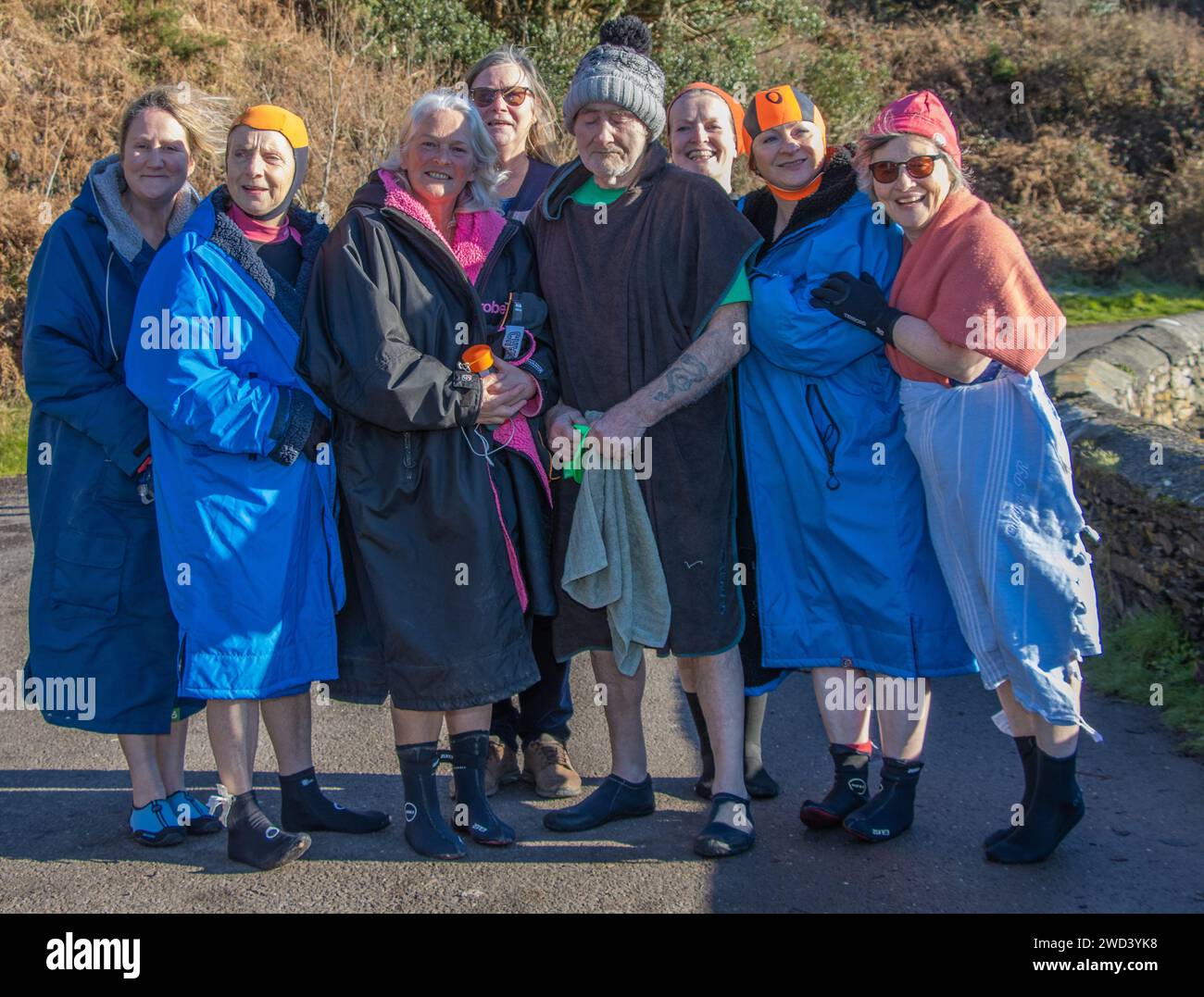 Paddy Conaghan, Ducking and Driving at Lough Hyne, Skibbereen. Jan 2024