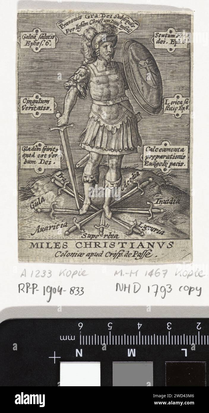 The Christian Ridder, Anonymous, After Hieronymus Wierix, 1589 - 1611 ...