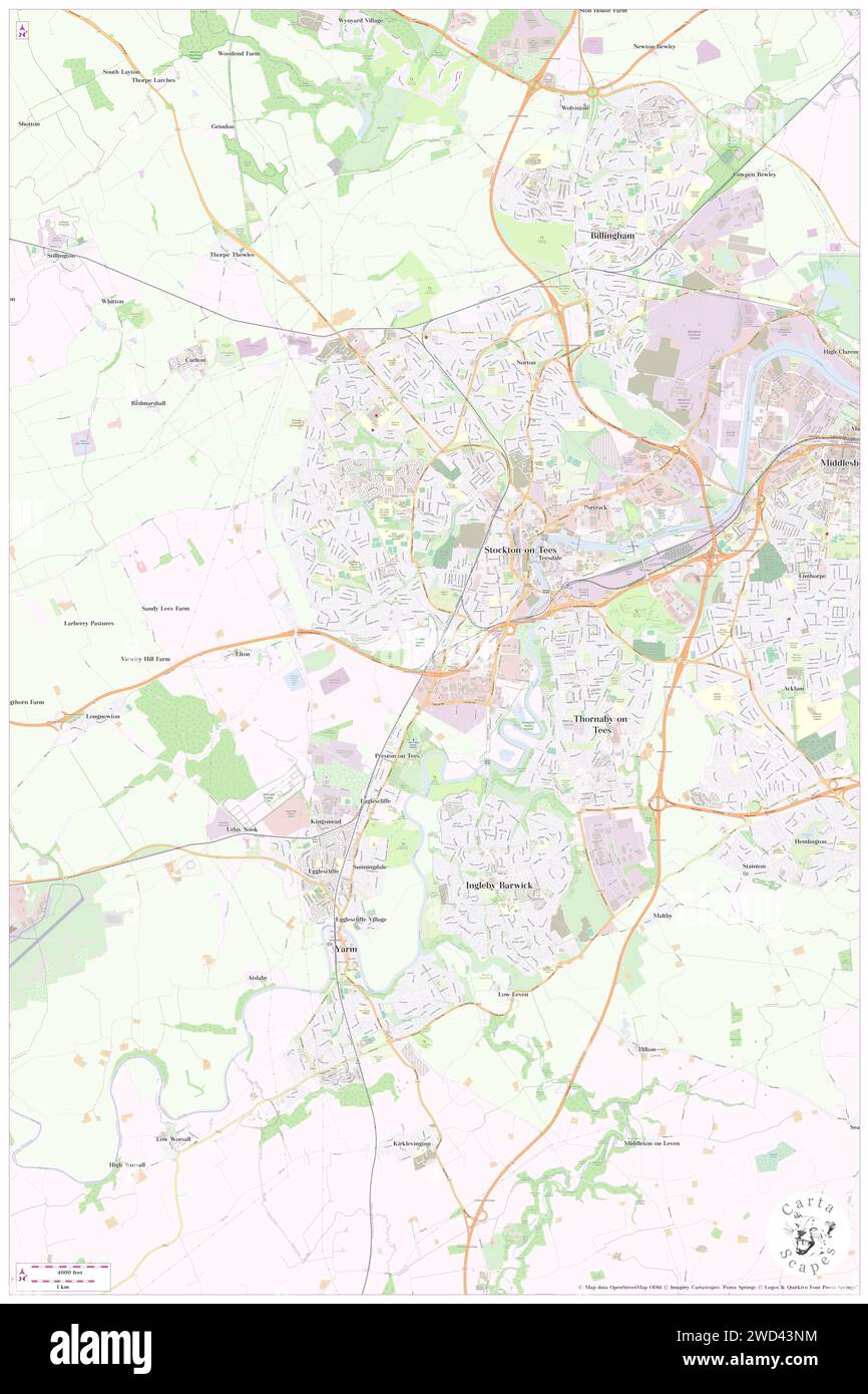 Stockton-on-Tees, England, N 54 32' 59'', S 1 19' 59'', map 