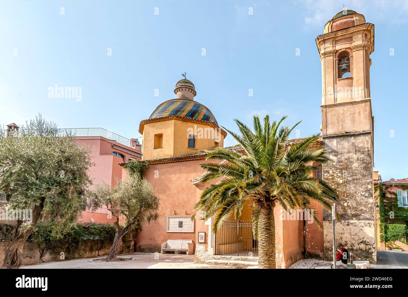 Chapelle des Pénitents Blancs in Vence on the French Riviera, France Stock Photo