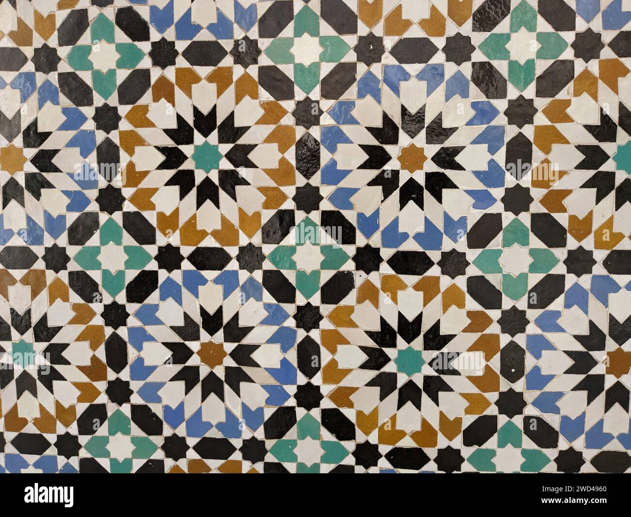 Pattern Morocco Alhambra seamless oriental vintage background, Abstract ...