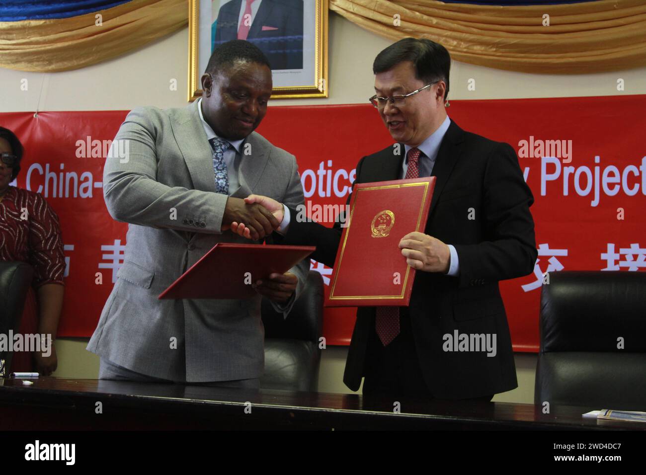 China-Zimbabwe cooperation signing