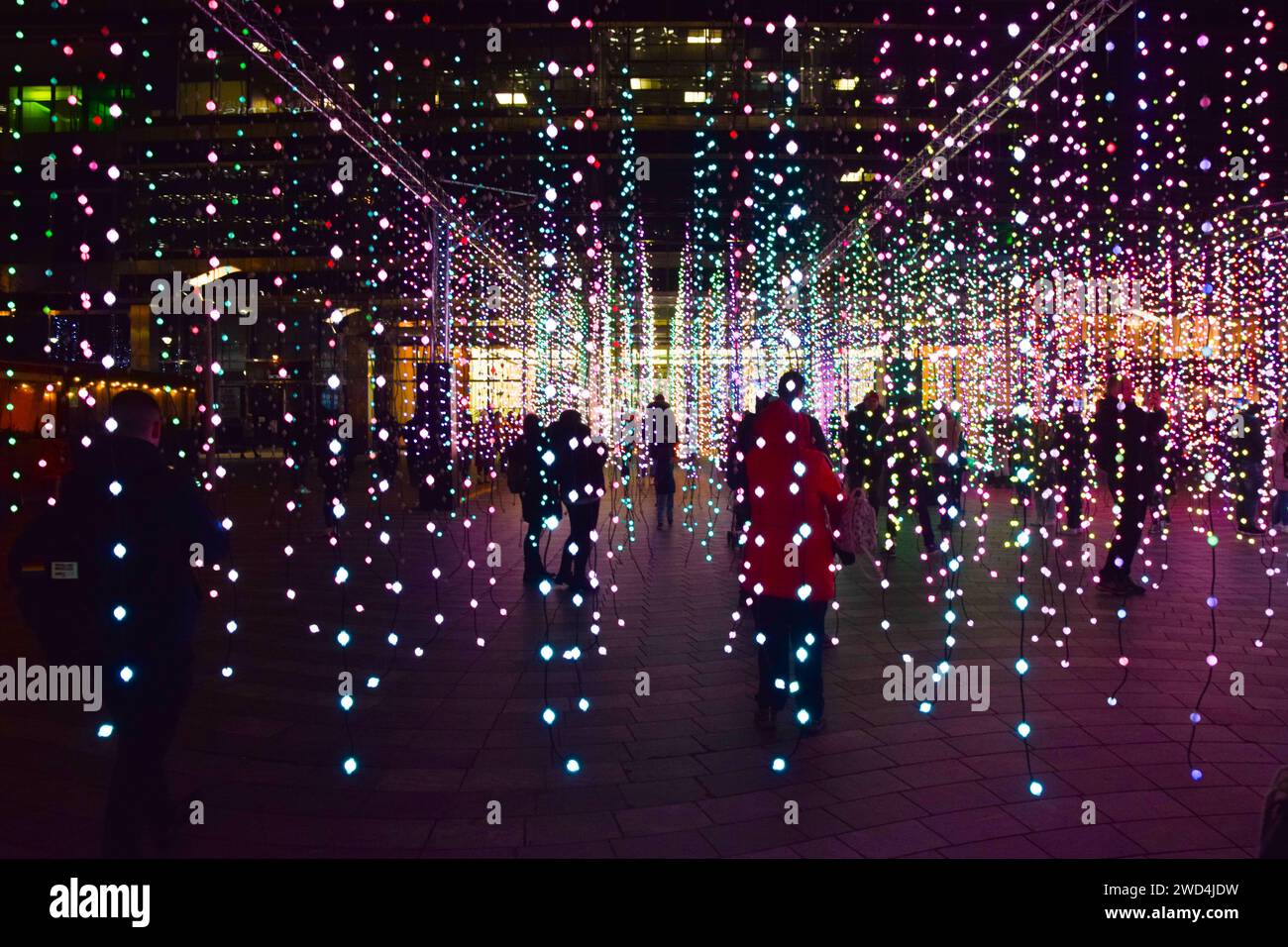 London, England, UK. 18th Jan, 2024. Submergence by Squidsoup, part of