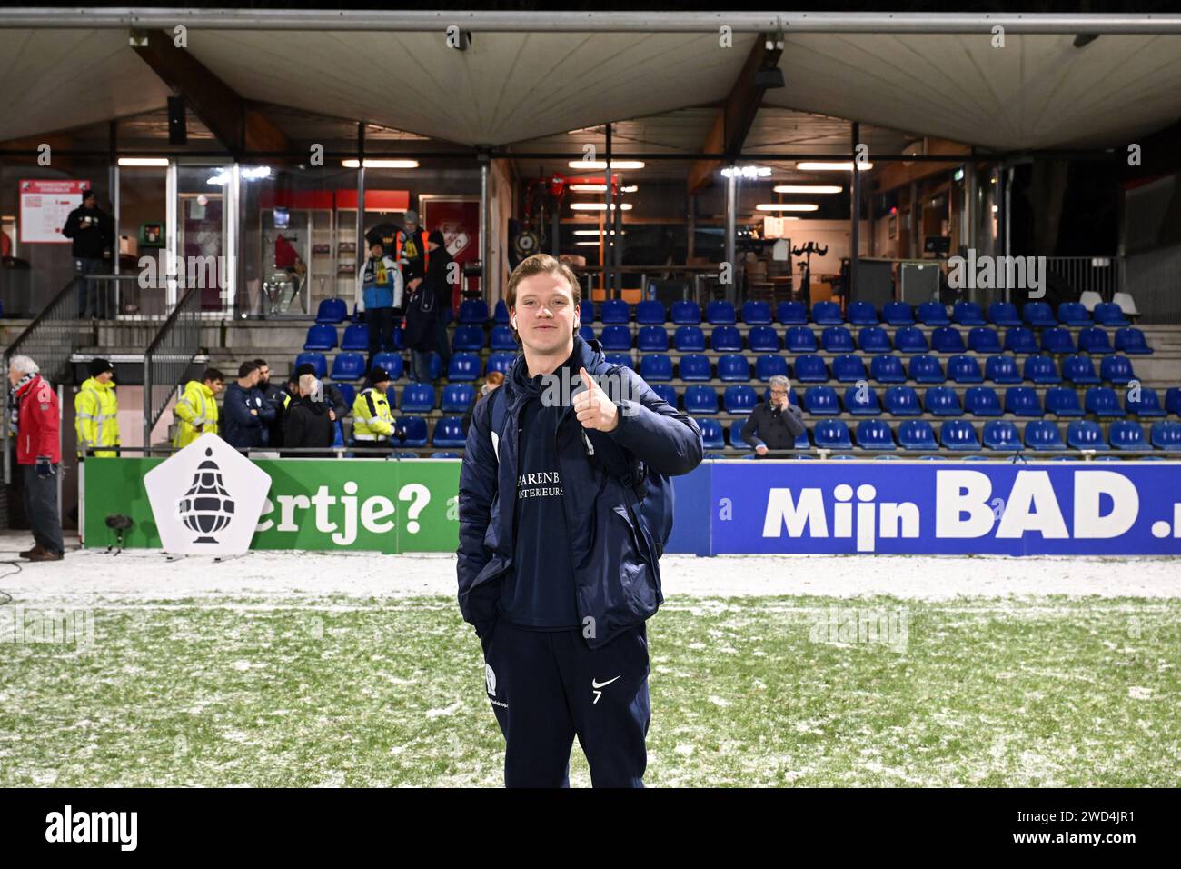UTRECHT Tim Pieters of Hercules on the field. The KNVB cup match between Hercules and SC