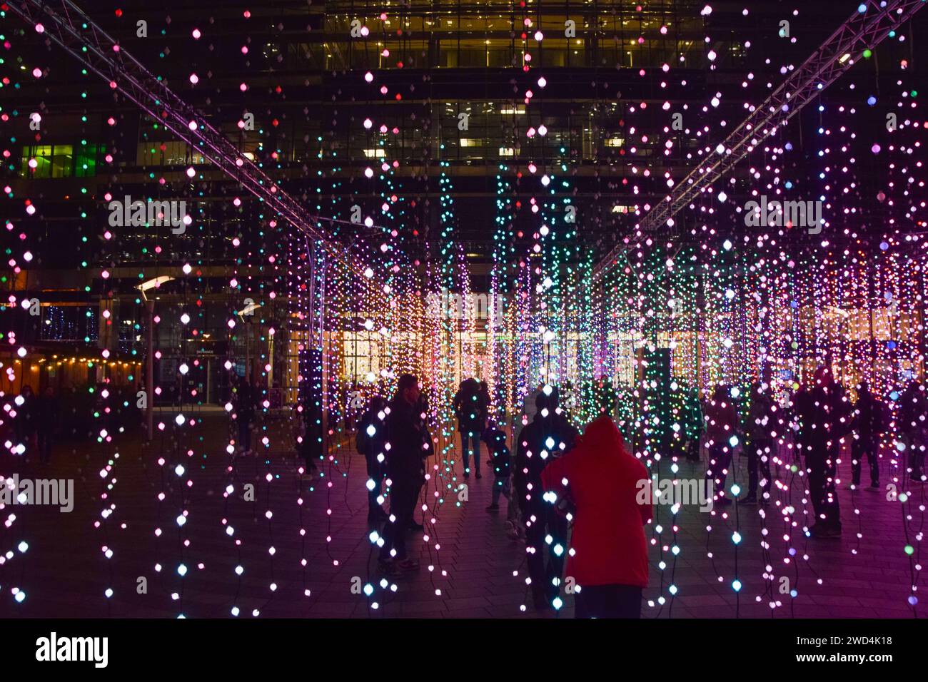 London, UK. 18th January 2024. 'Submergence' by Squidsoup, part of this