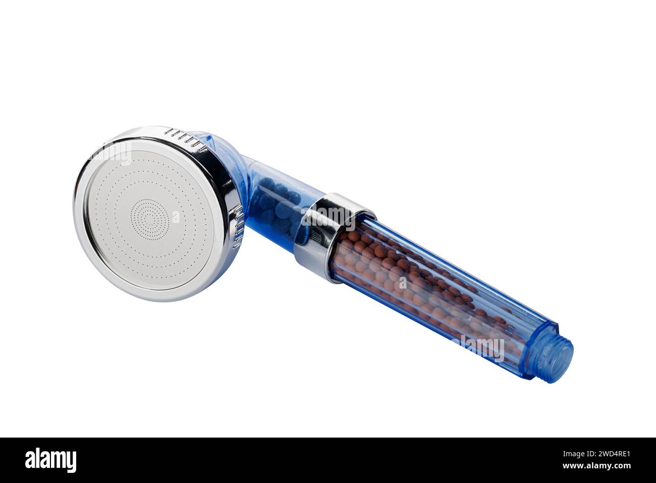 Handheld Shower Head with Filter Beads Stock Photo Alamy