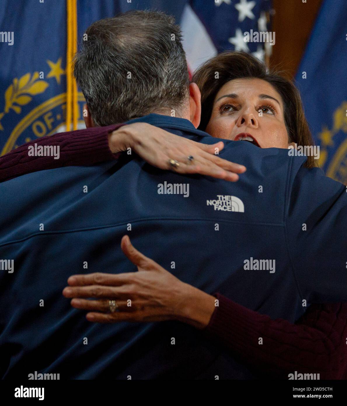 Hollis, New Hampshire, USA. 18th Jan, 2024. Former U.N. Ambassador and