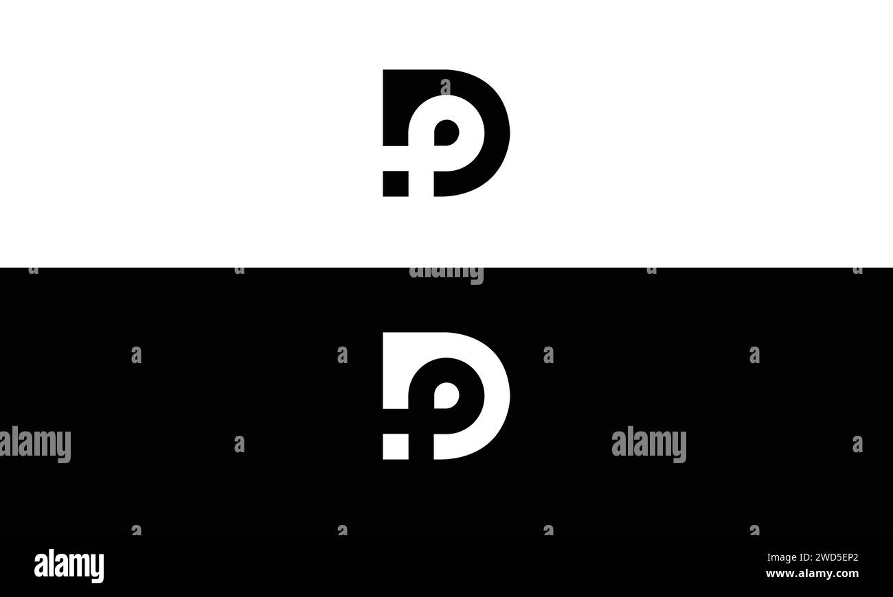Alphabet letter icon logo DP Stock Vector Image & Art - Alamy