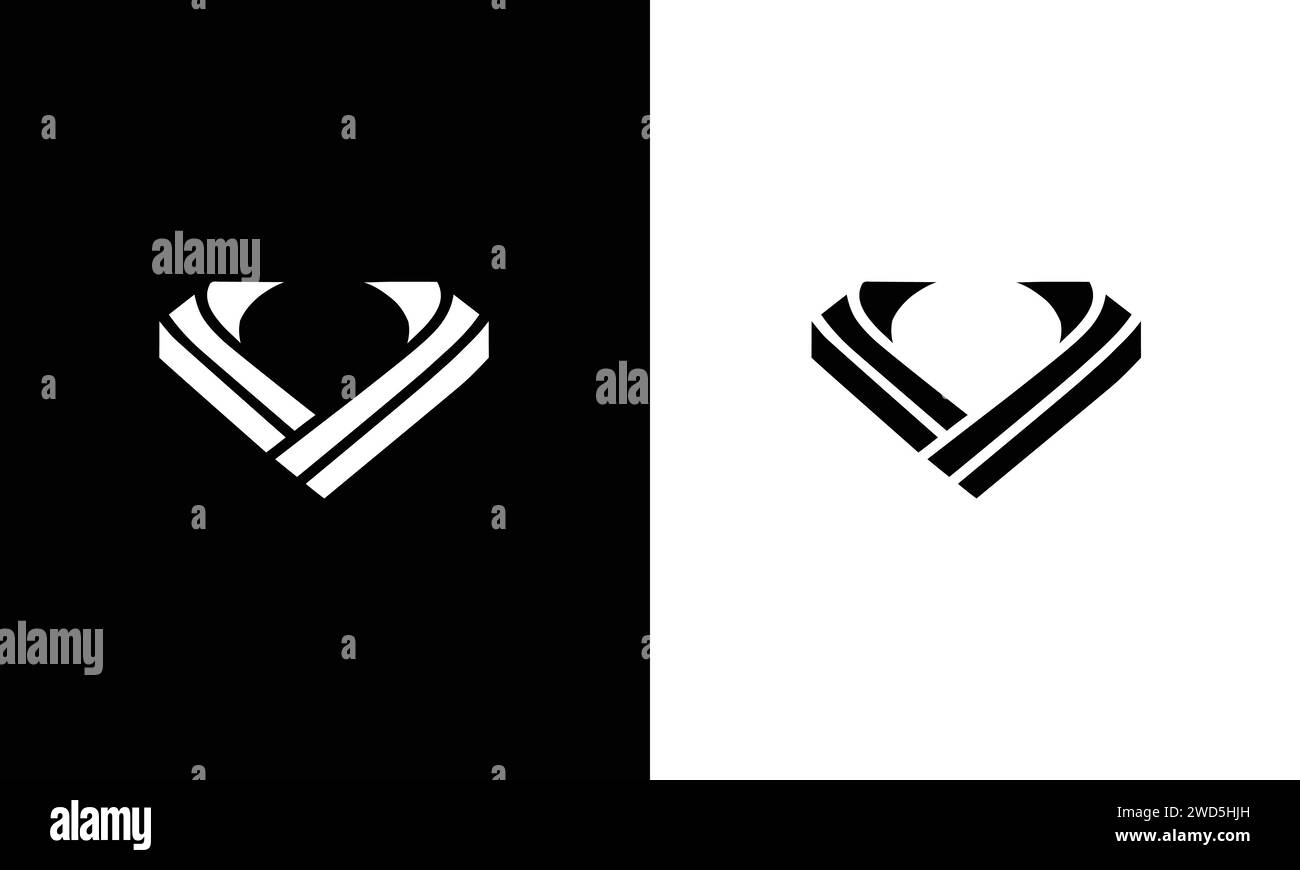 Modern creative V Logo Design and template. V VV icon initials based Monogram and Letters in vector. Stock Vector