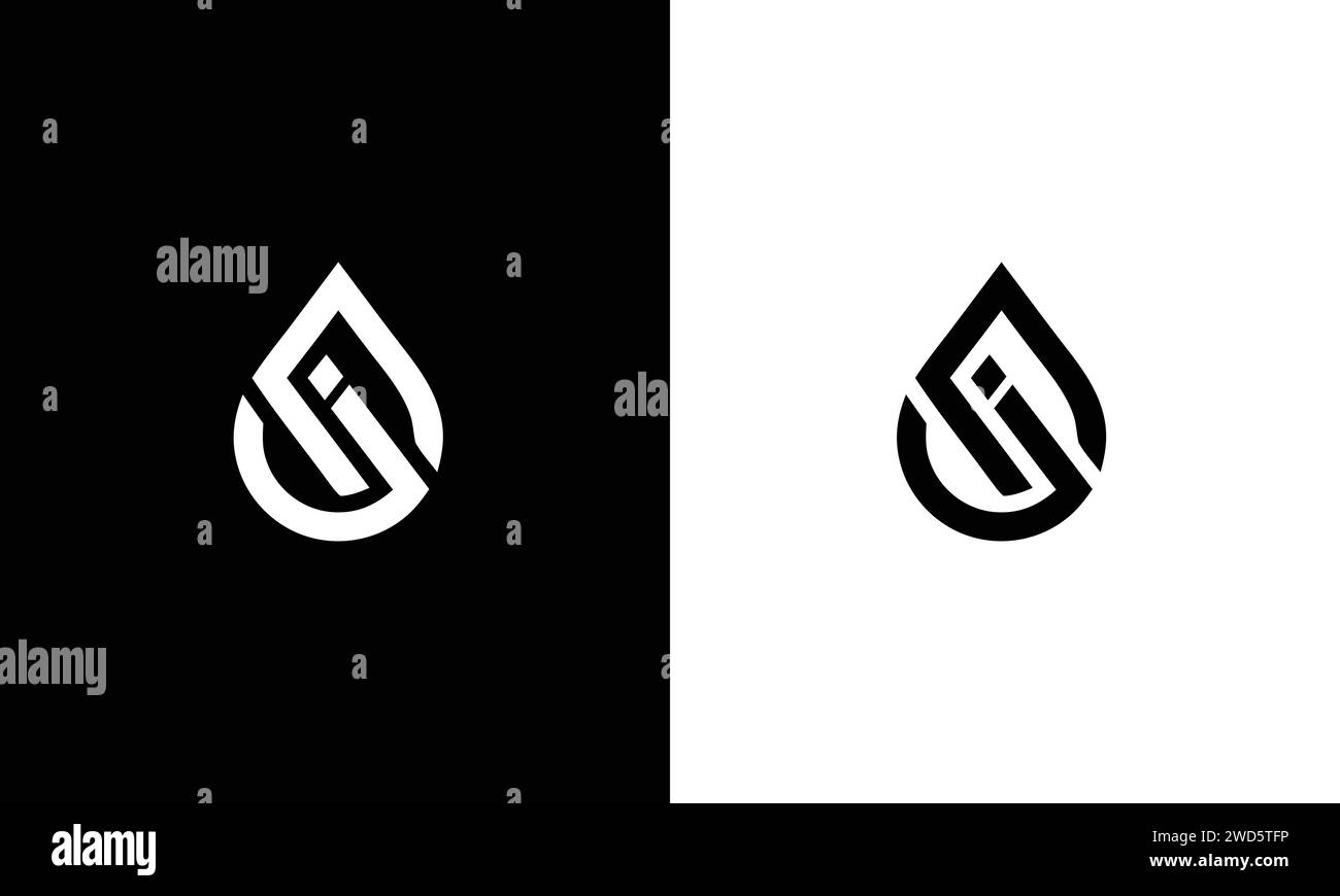 SI SJ Letter logo alphabet monogram initial based icon design Stock Vector