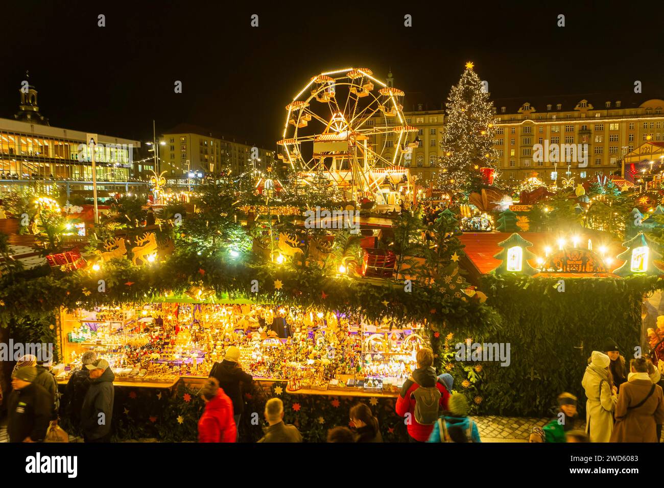 The Dresden Striezelmarkt is a Christmas market in Dresden. It has been held in Advent since