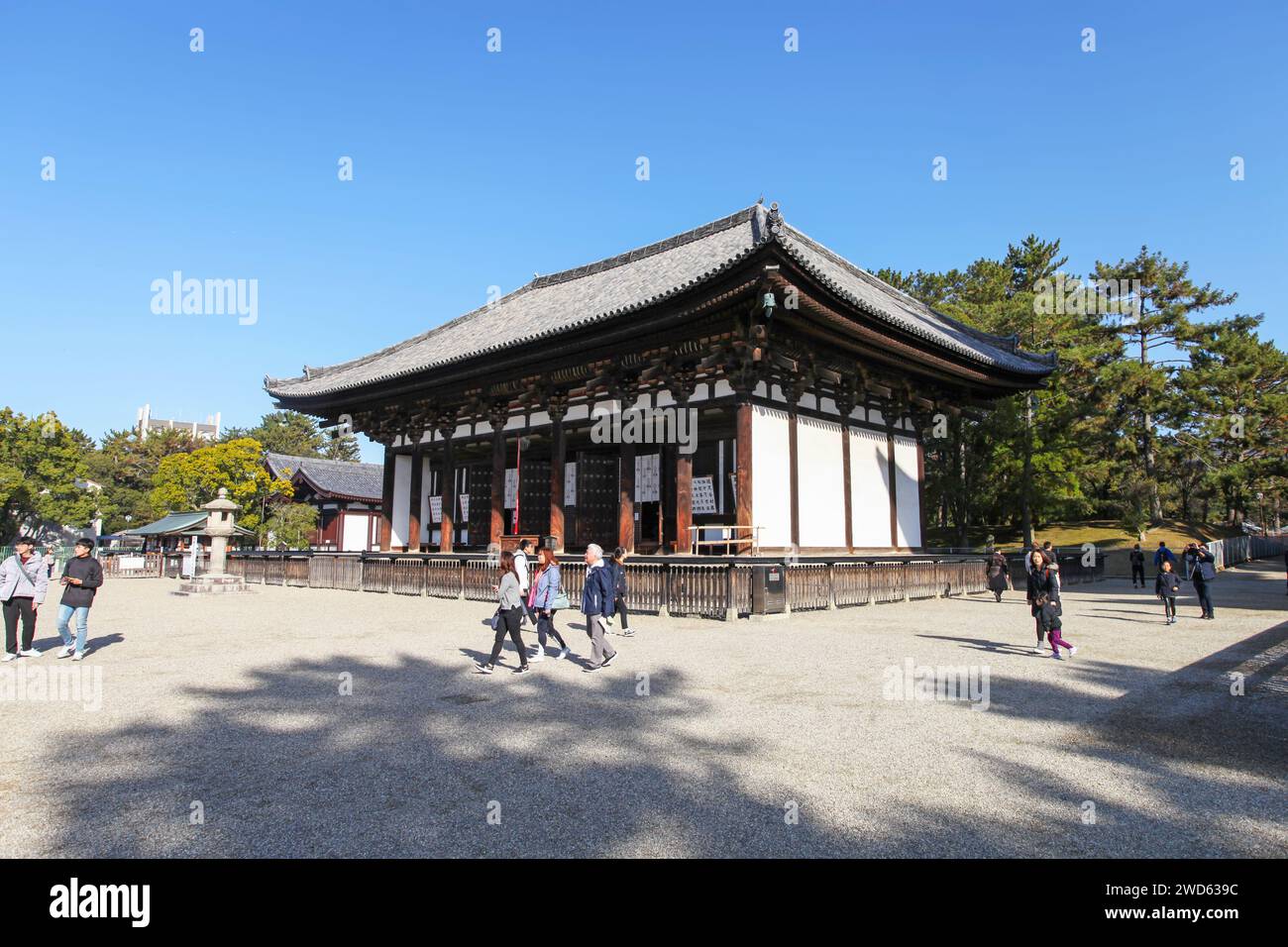 Kofukuji Tokondo temple building in Nara City, Japan. Stock Photo