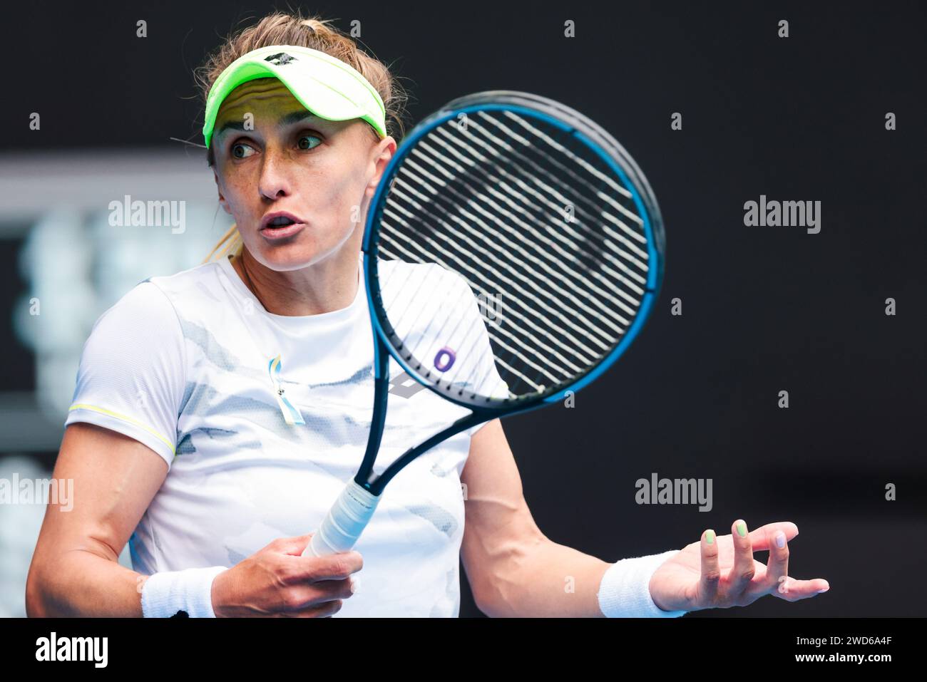 Melbourne, Australia, 19th Jan, 2024. Tennis player Lesia Tsurenko from