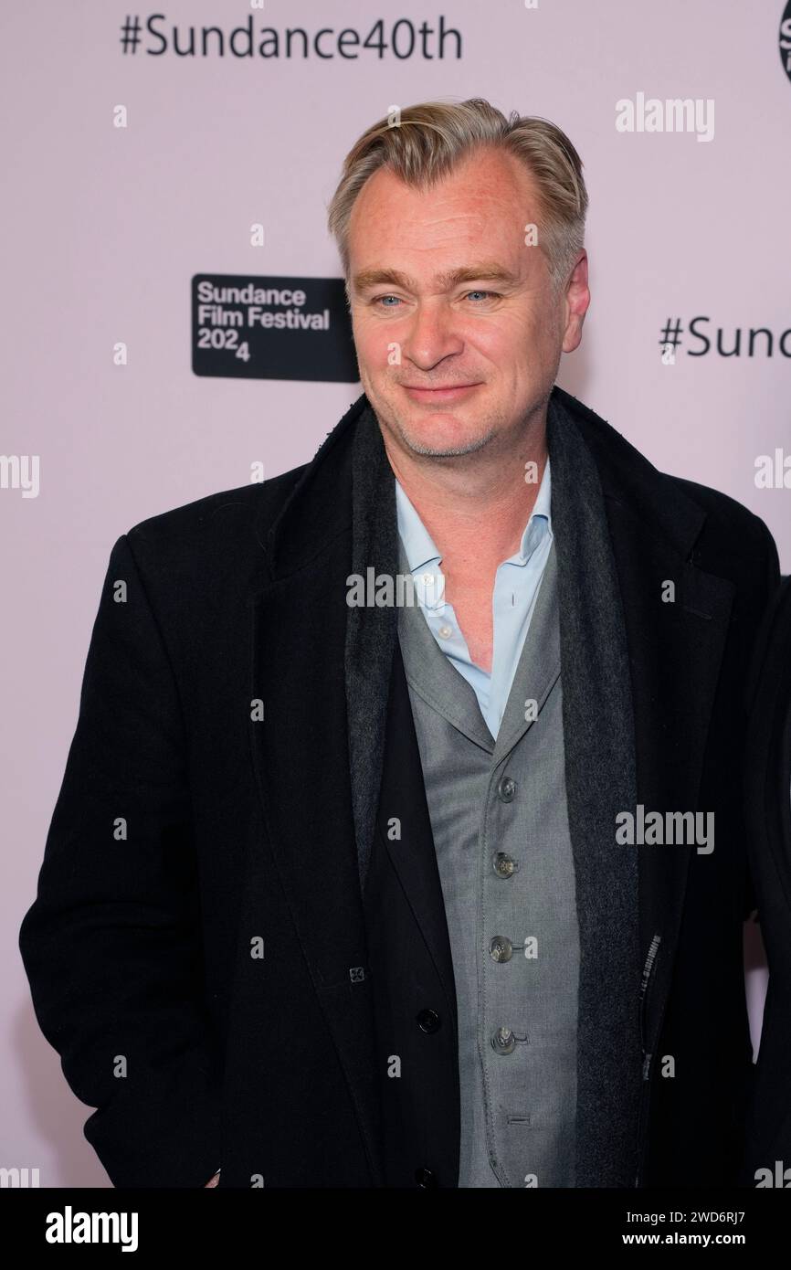 Christopher Nolan attends the 2024 Sundance Film Festival's Opening