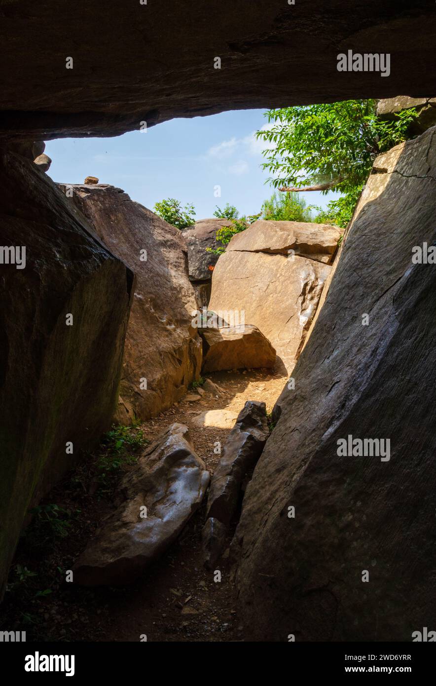 The Devil's Den at Gettysburg National Military Park, American Civil ...