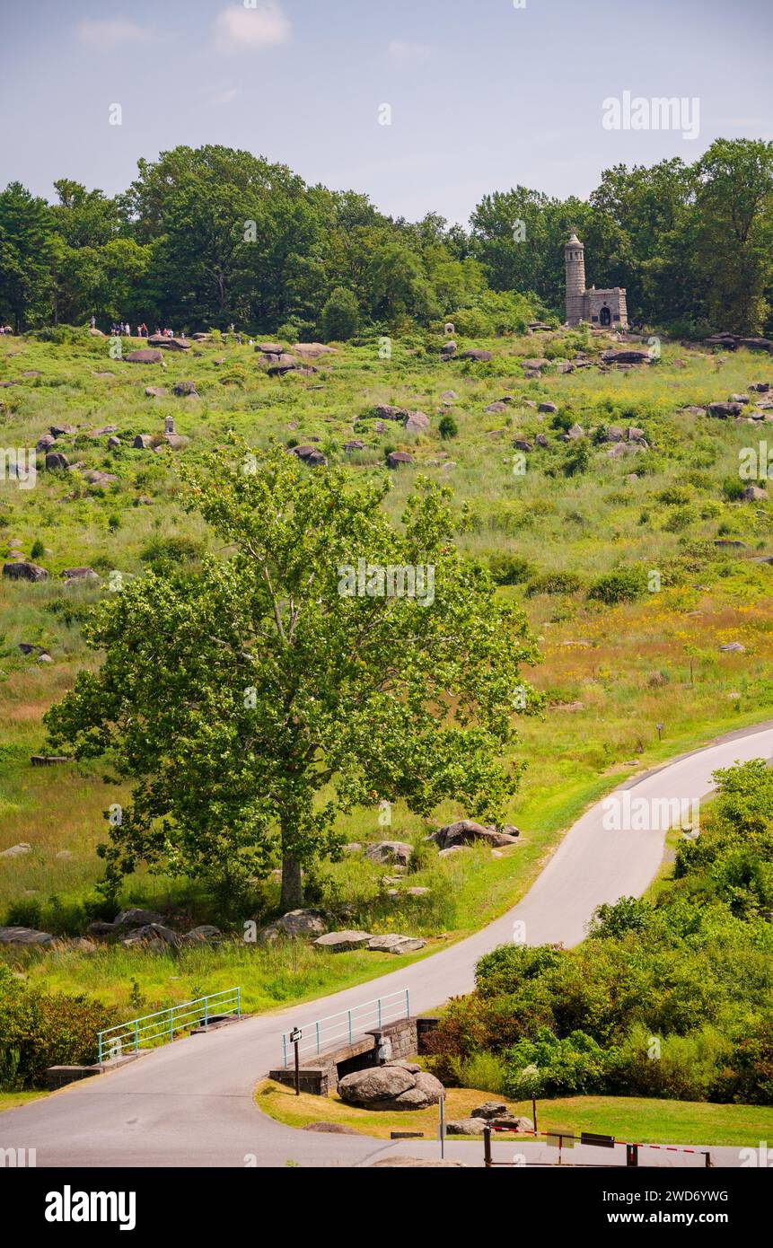 The Devil's Den at Gettysburg National Military Park, American Civil 